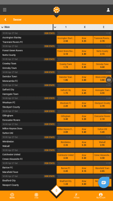 Screenshot of the application Merrybet - #4