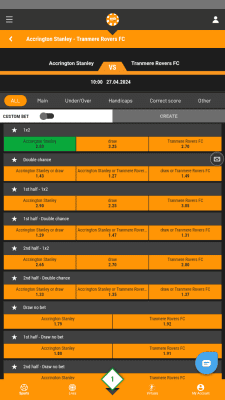 Screenshot of the application Merrybet - #5