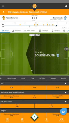 Screenshot of the application Merrybet - #6
