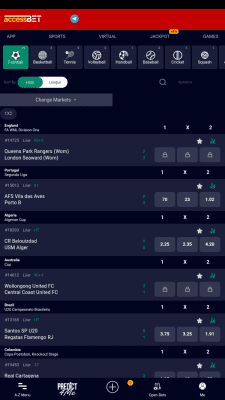 Screenshot of the application AccessBET - #3