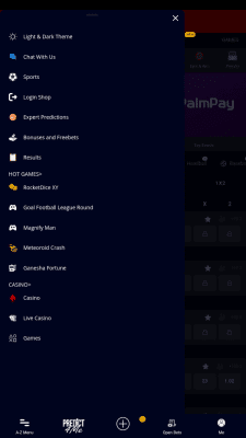 Screenshot of the application AccessBET - #6