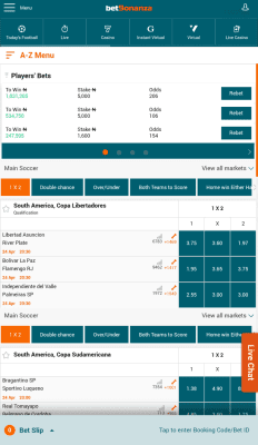 Screenshot of the application Betbonanza - #1