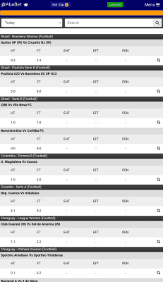 Screenshot of the application Ababet - #5