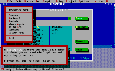 Screenshot of the application Turbo C++ - #2