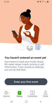 Screenshot of the application Dexcom G7 - #3