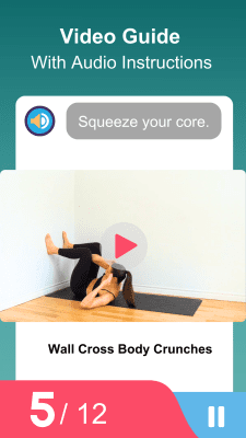 Screenshot of the application Free Wall Pilates - #3