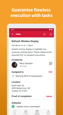 Screenshot of the application Crew - #4