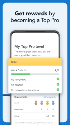 Screenshot of the application Instawork - #3