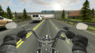 Screenshot of the application Traffic Rider MOD - #1