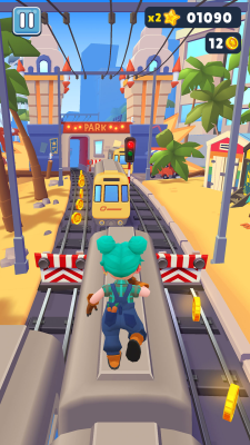 Screenshot of the application Subway Surfers Mod - #2