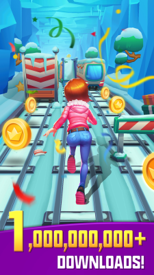 Screenshot of the application Subway Princess Runner - #2