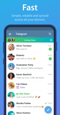 Screenshot of the application Telegram Premium MOD - #1