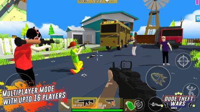 Screenshot of the application Dude Theft Wars MOD - #2