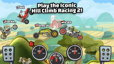 Screenshot of the application Hill Climb Racing 2 MOD - #1