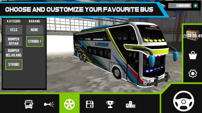 Screenshot of the application Mobile Bus Simulator MOD - #1