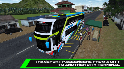 Screenshot of the application Mobile Bus Simulator MOD - #2