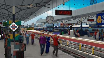 Screenshot of the application Indian Train Simulator MOD - #2