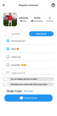 Screenshot of the application Niva Followers - #4