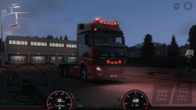 Screenshot of the application Truckers of Europe 3 MOD - #2