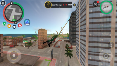 Screenshot of the application Rope Hero: Vice Town Mod - #2