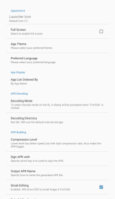 Screenshot of the application Apk Editor Pro - #5
