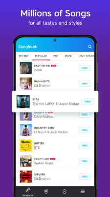 Screenshot of the application Karaoke for free - #4