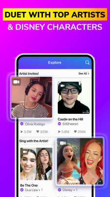 Screenshot of the application Smule - #6