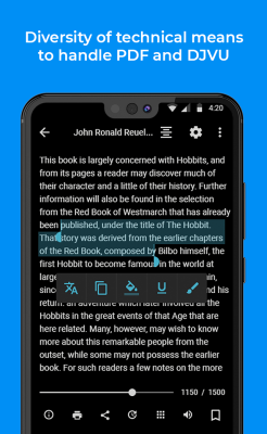 Screenshot of the application FullReader - #4