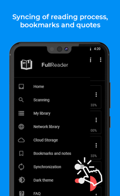 Screenshot of the application FullReader - #7