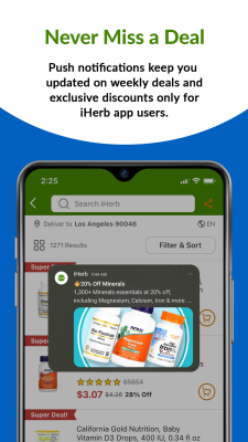 Screenshot of the application iHerb - #3