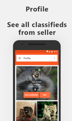 Screenshot of the application My Marketplace - #5