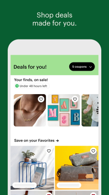 Screenshot of the application Etsy - #5