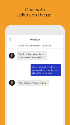 Screenshot of the application Etsy - #8