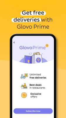 Screenshot of the application Glovo - #6