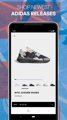 Screenshot of the application adidas - #1