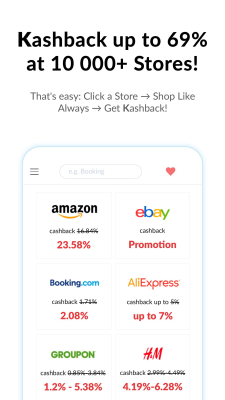 Screenshot of the application Kashback.com: Cashback Service - #1