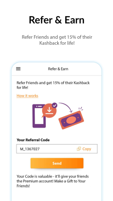 Screenshot of the application Kashback.com: Cashback Service - #4