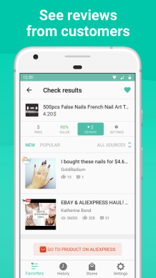 Screenshot of the application AliTools for AliExpress - #3