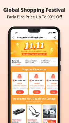 Screenshot of the application Banggood - #3