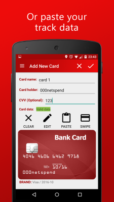 Screenshot of the application MyCard - NFC Payment - #2