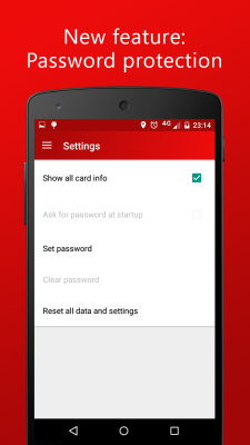 Screenshot of the application MyCard - NFC Payment - #5
