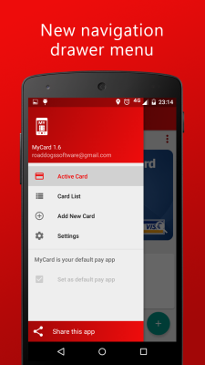 Screenshot of the application MyCard - NFC Payment - #6