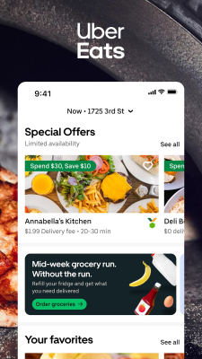 Screenshot of the application UberEATS: fast food delivery - #2