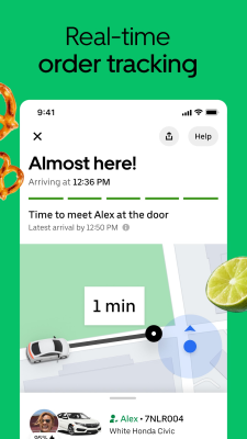 Screenshot of the application UberEATS: fast food delivery - #6