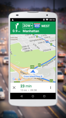 Screenshot of the application Navigator for Google Maps Go - #1