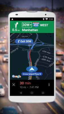 Screenshot of the application Navigator for Google Maps Go - #2