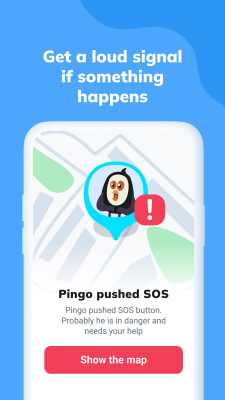 Screenshot of the application Pingo! by Where are my kids - #5