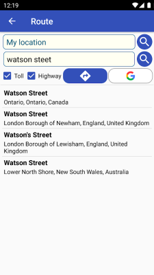 Screenshot of the application Speed cameras - #4