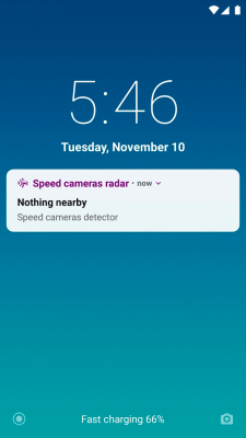 Screenshot of the application Speed cameras - #5