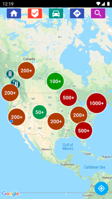 Screenshot of the application Speed cameras - #7